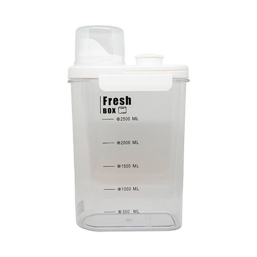 [15010685] ENVASE CEREALERO PLAS TRANS 2500 ML C/T+ASA CAJ FRESH BOX MTG-8803