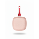 SARTEN ANTIAD 28 CM CUAD MOTEADO ROS PAST ALFA 89128