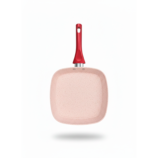 [15010883] SARTEN ANTIAD 28 CM CUAD MOTEADO ROS PAST ALFA 89128