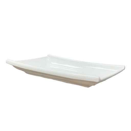 [15011165] BANDEJA MELA RECT 6.5X4.5" 2 ORILLAS GRU BL MORENA P9268