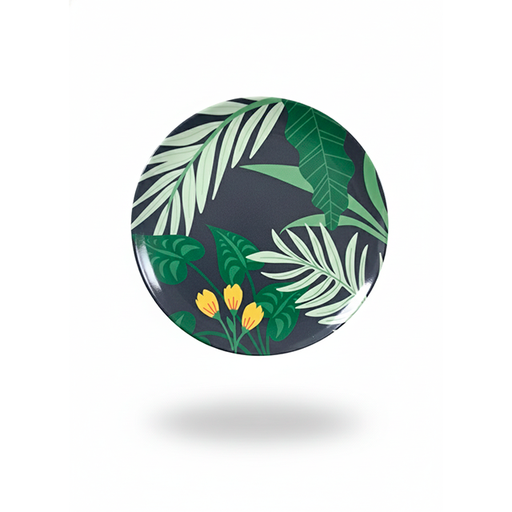 [15011458] PLATO MELA 7.75" RED LISO DECO CUADROS GIGI QI