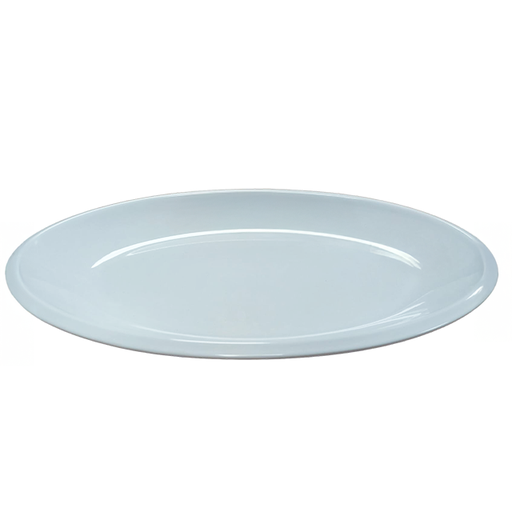[15011131] PLATO MELA OVAL ALARGADO 14X8" SEMI HONDO BL MORENA P5136