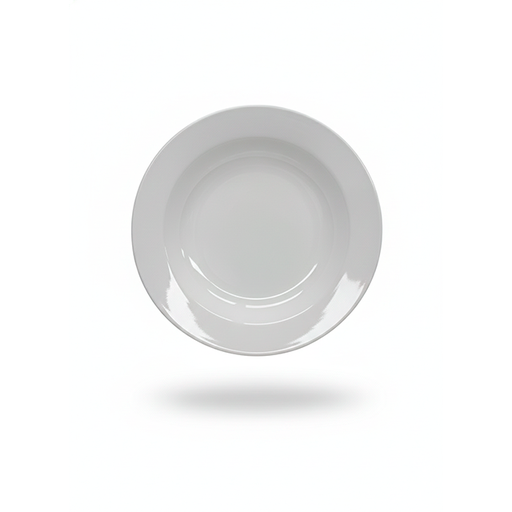 [15011144] PLATO MELA RED 9" HONDO C/ORILLA ANCHA DELG BL MORENA P7209