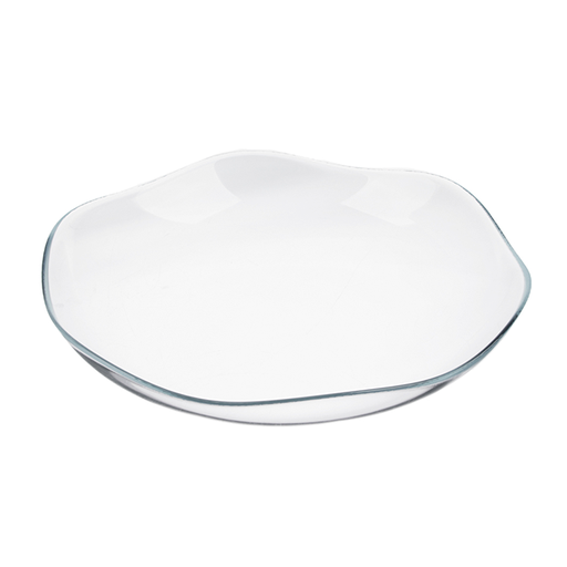 [15011450] PLATO VID 12" TOSCANA LISO TRANS ORI/ONDUL PASABAHCE 748-10596