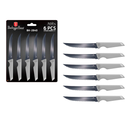 SET 6 CUCHILLOS ACER INOX LISOS GRIS BERLINGER HAUS MAYS 716-BH2840