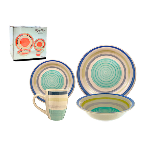 [15011432] VAJILLA CERA COL SURT 16 PZ ROYAL 705-1420765