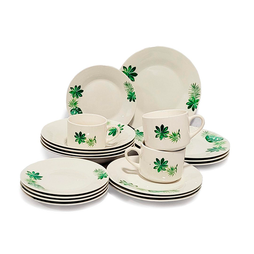 [15011443] VAJILLA PORCE 9/8/7" 220CC BL/RJ/VD 20 PZ ROYAL 705-23031170