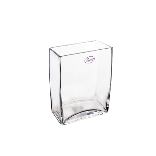 [15011530] FLORERO VID 14X7.5X18.6 CM LISO TRANS DECORE MAYS 714-05067