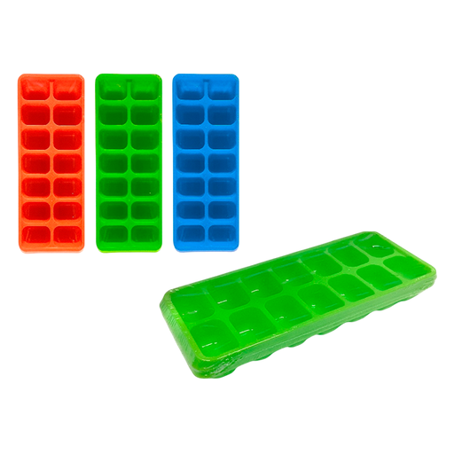 [15011568] SET 2 CUBETA PLAS P/HIELO 250X93X35 MM 14 DIV AZ/VD/ANAR WINDROSE MAYS 723-4440