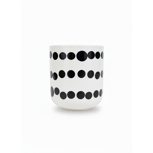 [15011830] TAZA/VASITO CERA 3.7 OZ DECO NG/BL UN LIFE ART 727-03494