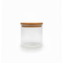 DEPOSITO VID 800 ML CUAD TAPA PRES MAD CAJ GIGI